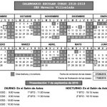 Calendario, libros de texto y material curso 18-19